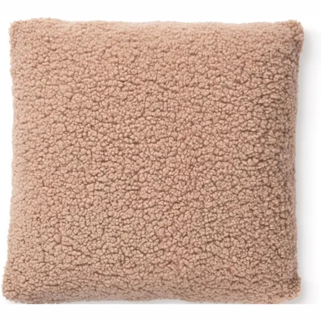 KAAT Amsterdam Sherpa Sierkussen - 45x45 cm - Bruin Brown