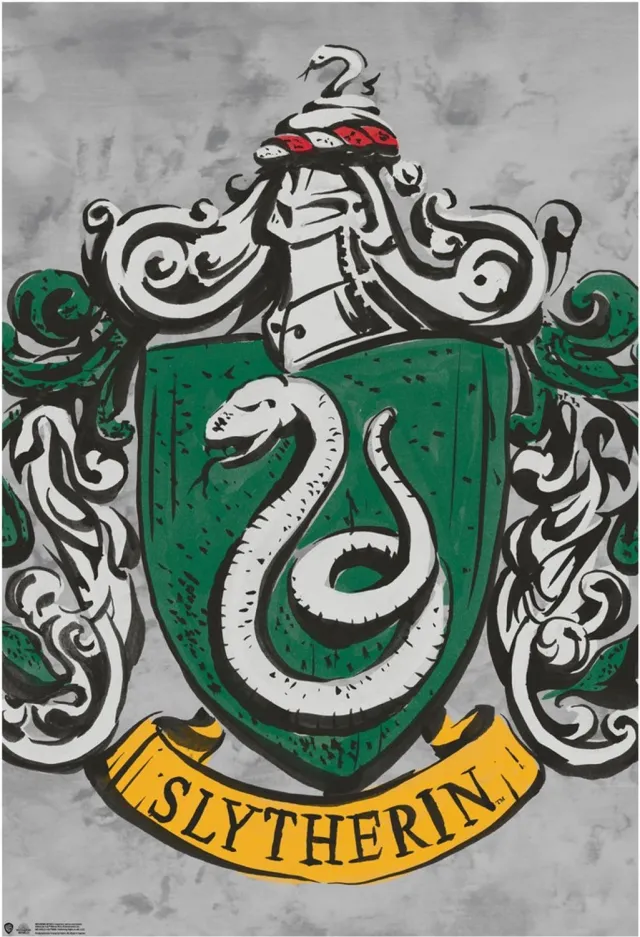 Harry Potter Slytherin-poster 3, veelkleurig Multicolor