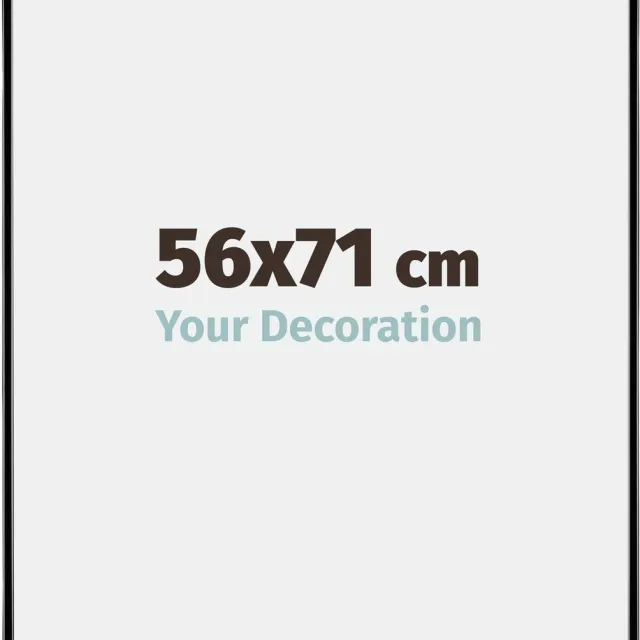 yd. Your Decoration - Fotolijst 56x71 cm - Kunststof - Zwart Hoogglans - Evry