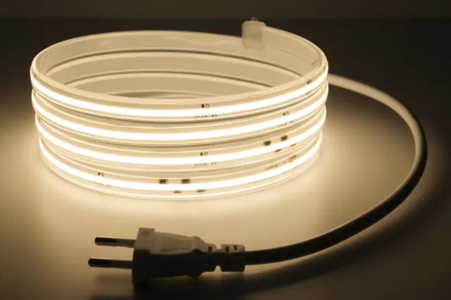 Tsong COB LED Lichtslang 230V - Warmwit 3000K - 10W/m - 1000lm/m - IP65 - 5m