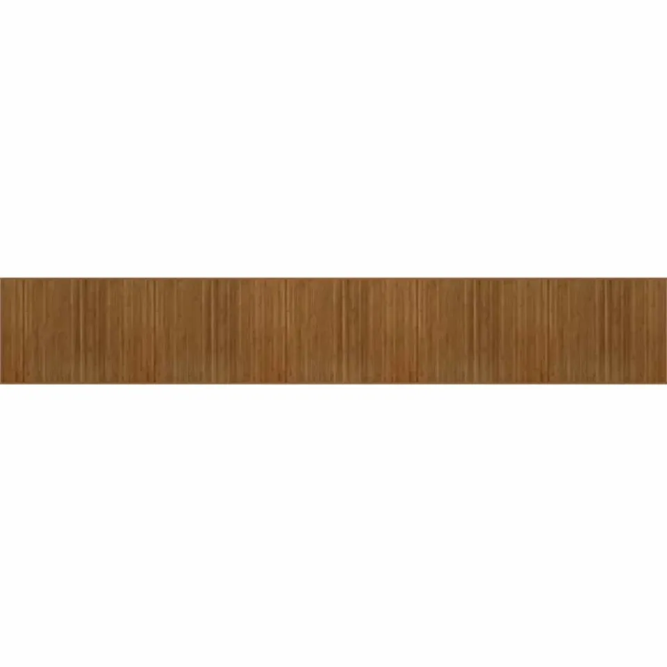 vidaXL Vloerkleed rechthoekig 80x1000 cm bamboe bruin