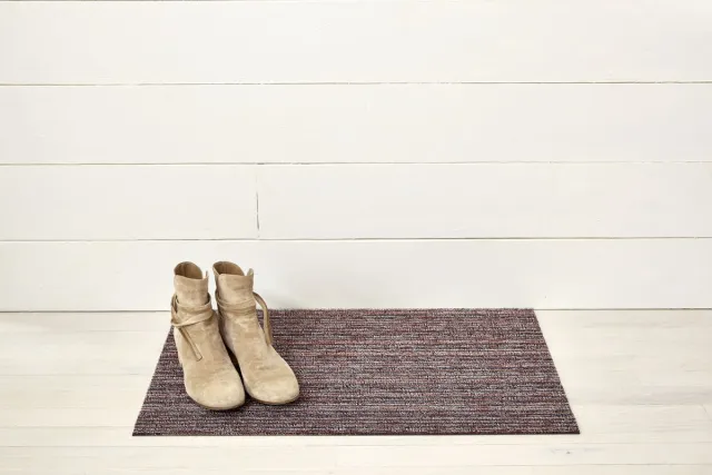 CHILEWICH Deurmat 46x71cm Skinny Stripe | Mulberry rood & paars
