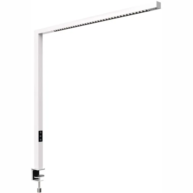 Maul Tafelarmatuur MAULplinus LED 2700 - 5700 K dimbaar tafelklem 101,5 cm wit