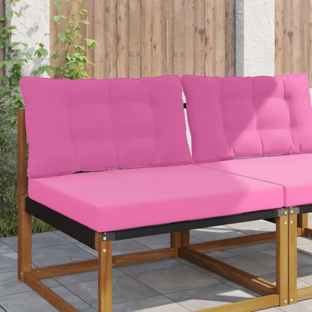 vidaXL Buiten bankkussen Stof Roze 80 x 68,5 cm