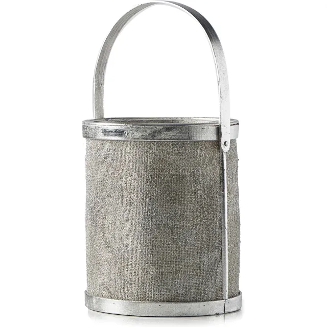 Riviera Maison Lyon Linen Lantern - M - Windlicht Bruin