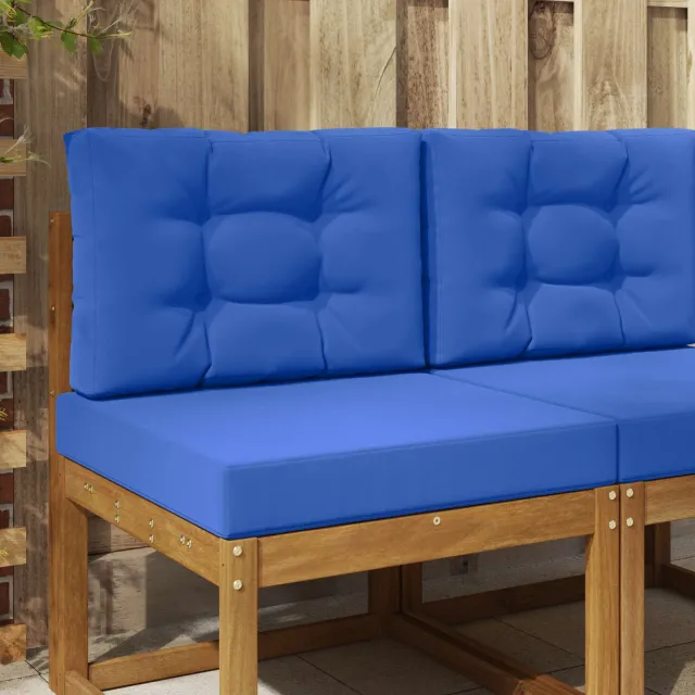 vidaXL Buiten bankkussen Polyester Koninklijk Blauw 60 x 60 cm Marineblauw