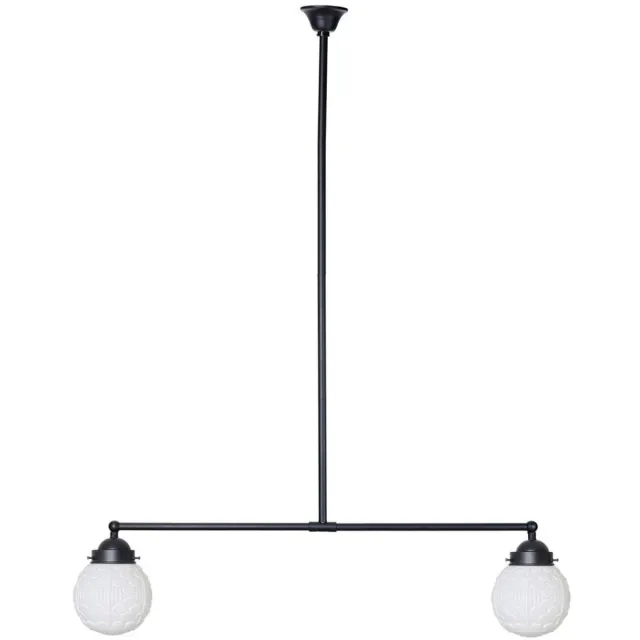 Coloured by Art Moonlight T-lamp 2 lichts Arcade - Art Deco Trade Zwart