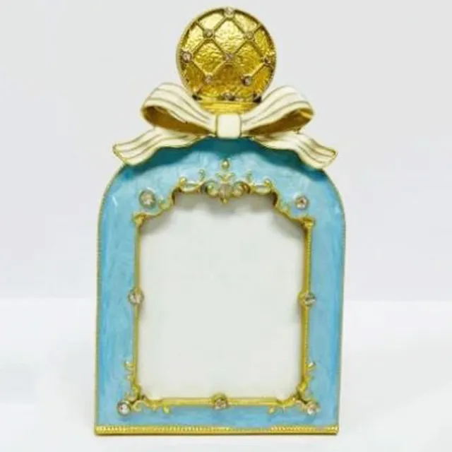 Meander Fotolijst - Parfumflesje - Blauw - 5 x 6 cm
