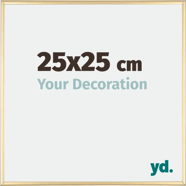 yd. Your Decoration - Fotolijst 25x25 cm - Aluminium - Goud - Kent
