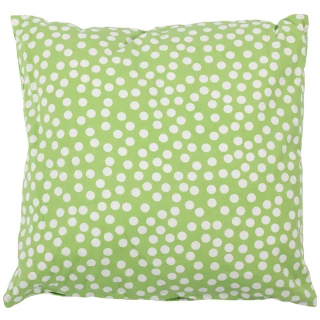 Mars & More Allover Dots green cushion 45x45 cm Groen