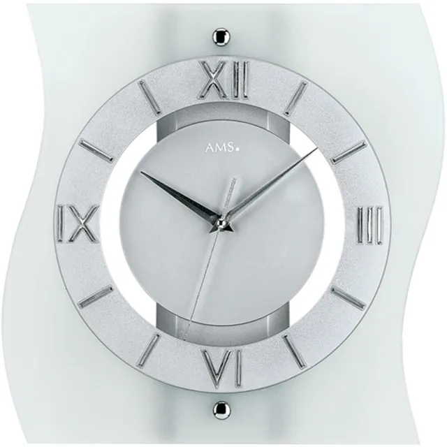 AMS radiocontrol 5909 - Klok - Hout - 30x30 cm - Grijs