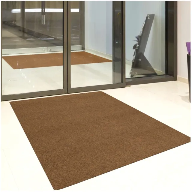 ANRO Deurmat Naturel 150x90cm – Schoonloopmat Antislip Wasbaar Voordeur Hal Binnen & Buiten Op Maat