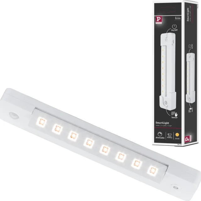 Paulmann LED-kastverlichting Batterij SmartLight incl. sensor 250x55 mm 140lm 3000K dimbaar Chroom mat