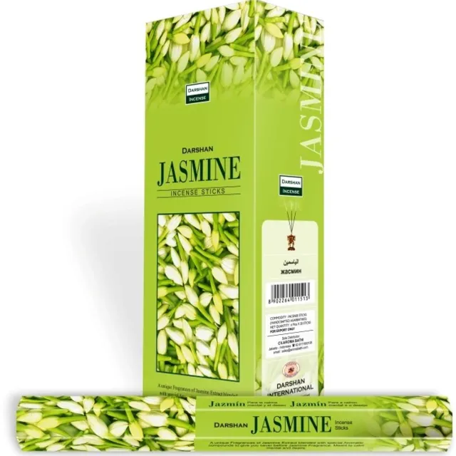 Darshan Wierook Jasmine (6 pakjes) groen