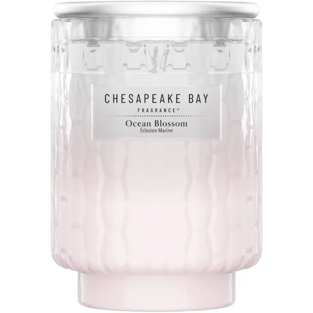Chesapeake Bay Fragrance geurkaars - Ocean Blossom Medium roze