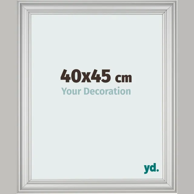 yd. Your Decoration - Fotolijst 40x45 cm - MDF - Zilver Mat - Lazio