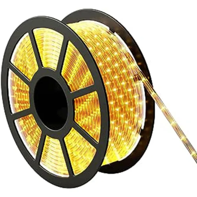 KOMFOTTEU Lichtslang voor buiten 20 m - warm wit met 360 leds - ledstrips 50,000 uur - waterdichte lichtslang voor buiten en binnen