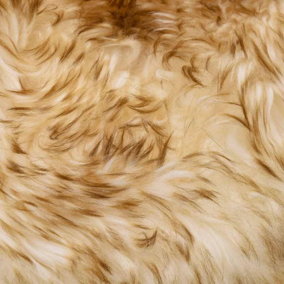 vidaXL Vloerkleed 60x180 cm schapenvacht gemêleerd bruin, foto 4