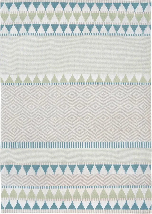 Villa Nova Laagpolig RG8768 Pine Vloerkleed - Villa Nova - 290x390 cm Blauw
