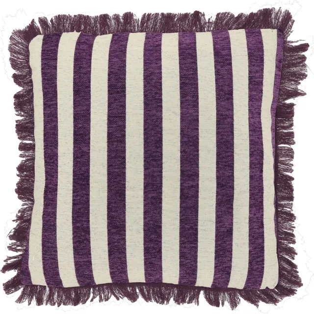 Unique Living Sierkussen Tess 45x45cm - Dark Purple Paars
