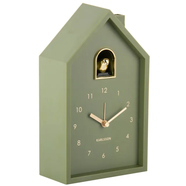 Karlsson Modern Cuckoo wekker groen