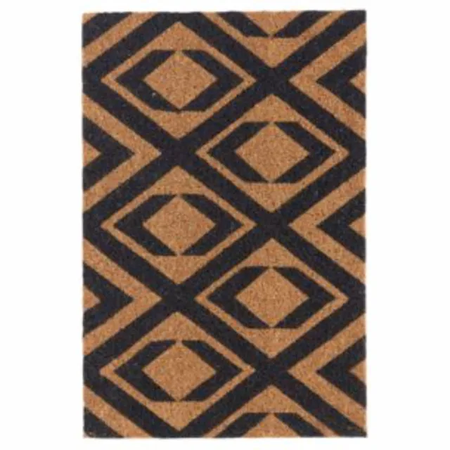 House Doctor Deurmat Indi zwart 60x40cm [gid://shopify/Metaobject/307221758287]