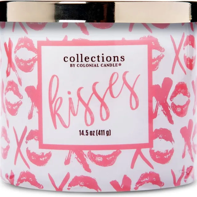 Colonial Candle Valentine Kisses Wit