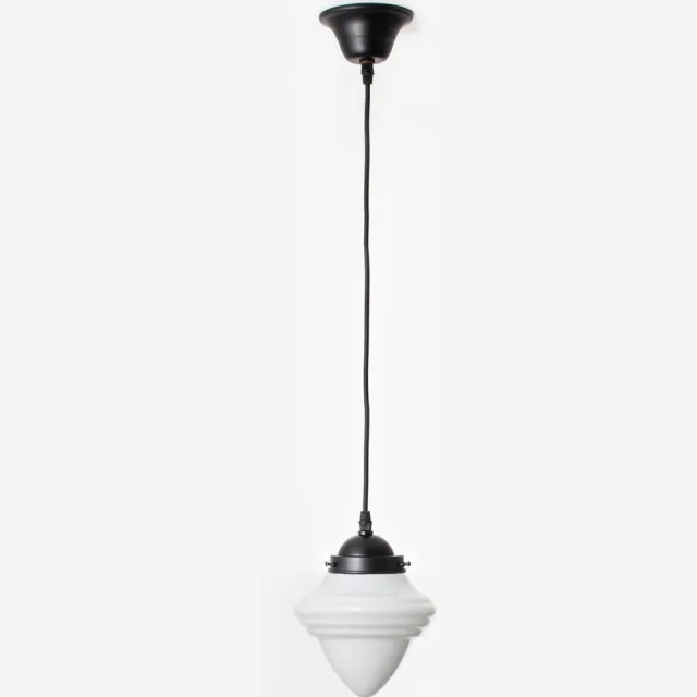 Coloured by Art Hanglamp aan snoer Acorn Small Moonlight - Art Deco Trade Zwart