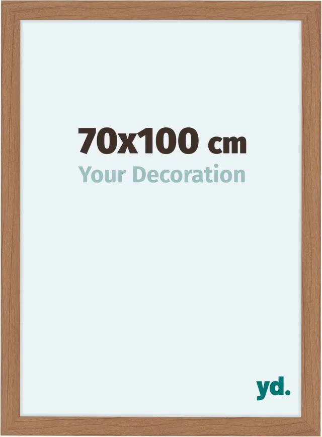 yd. Your Decoration - Fotolijst 70x100 cm - MDF - Notenhout Licht - Como