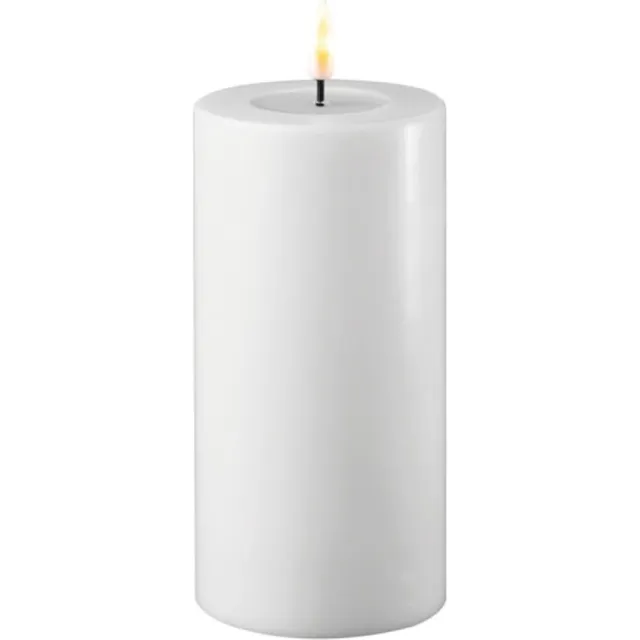 Deluxe Homeart Led Kaars Wit 7.5 x 15.0 cm