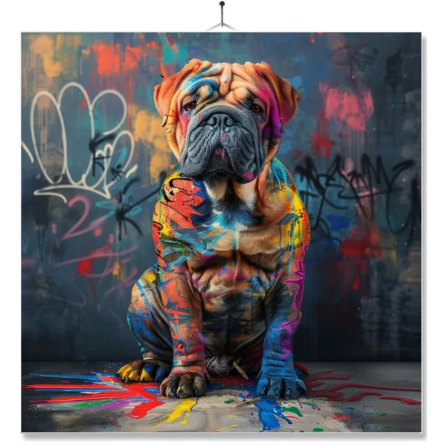 MC Living Tegel Met Opdruk | Geschenk | Dier | Graffiti | Pitbull Ontwerp 5