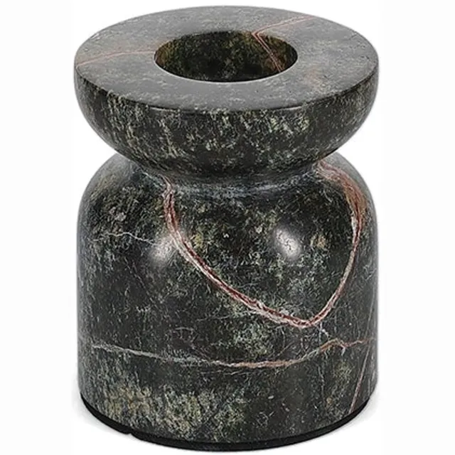 Salt & Pepper Kandelaar 9xH10,5cm marmer groen Opus