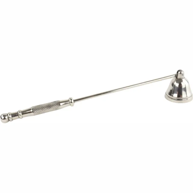 MISOU Kaarsendover - 21cm - Zilver - Waxinelichtjesdover - Kaarsdover - Candle Snuffer