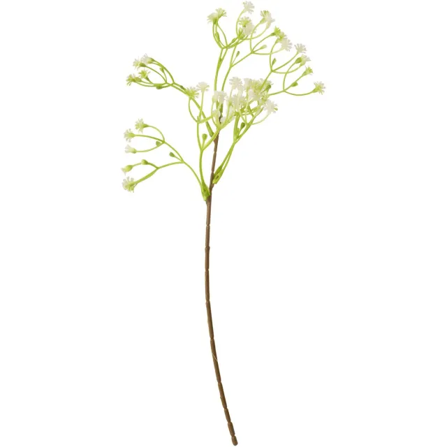 J-Line gypsophila - kunststof - wit - 6 stuks