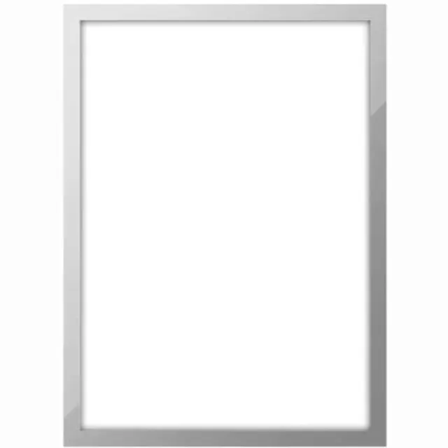 Jojoy 5 Stuks - Fotolijst A4 - Fotolijsten- Kader - Posterlijst - Zilver - FRAMEMAG