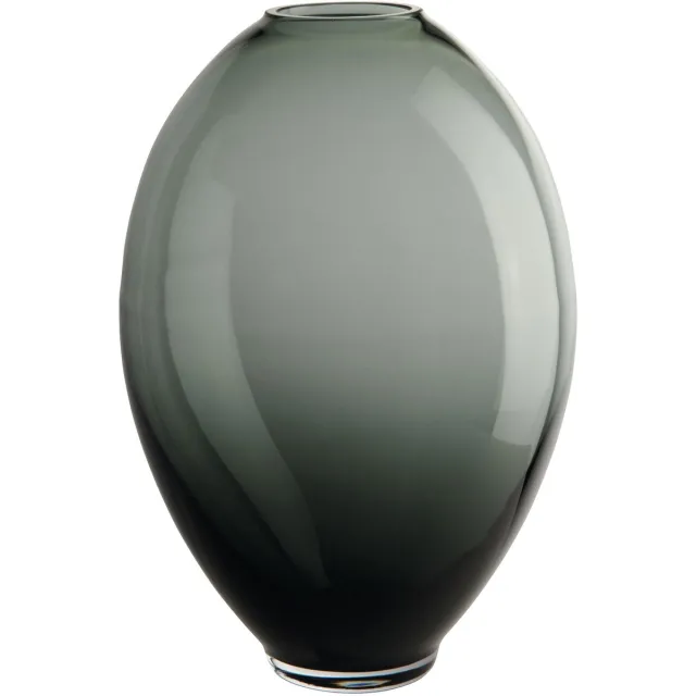 ASA Selection Vaas Mara Grey, decoratieve vaas, decoratieve vaas, glas, glanzend grijs, 25 cm, 94003290
