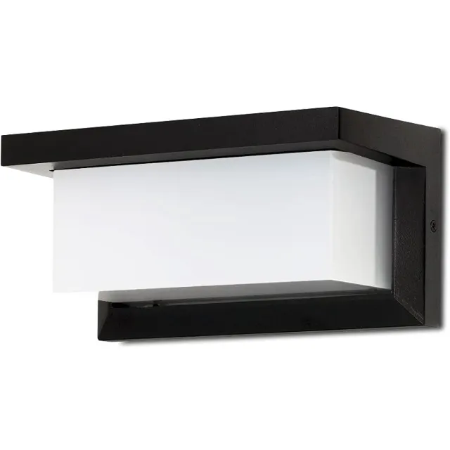KWAZAR LUMINAIRE LED-buitenlamp STELO wandlamp E27 IP54 buitenwandlamp verlichting entree Zwart