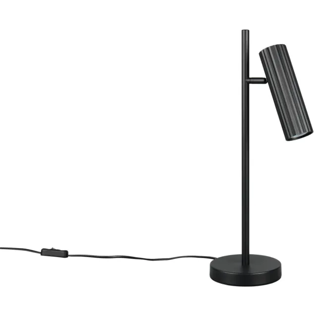 Trio SOKA - Tafellamp - Zwart mat - excl. 1x GU10 4,5 W