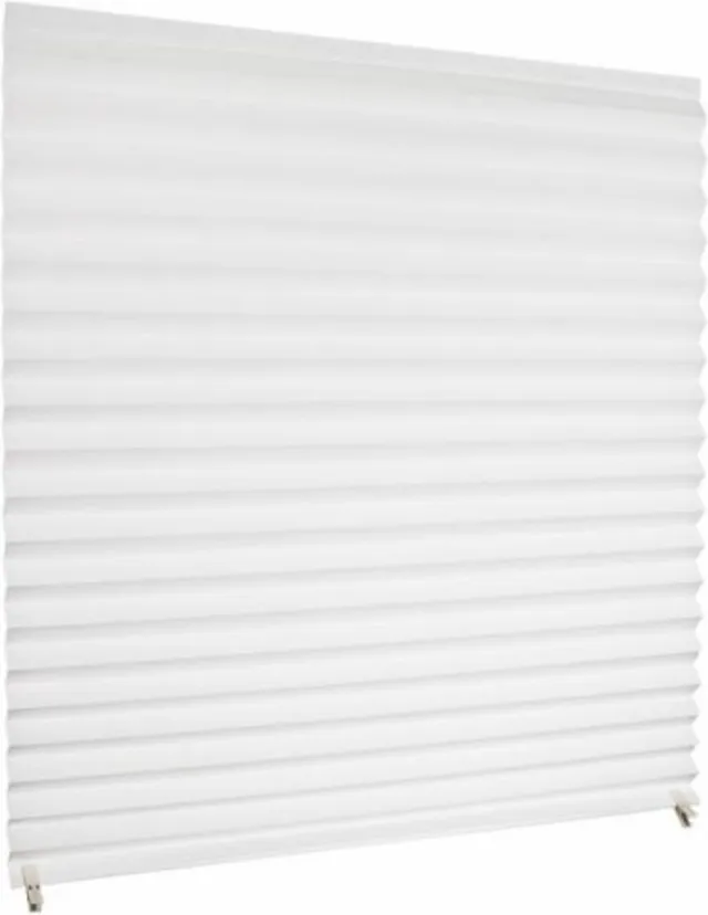 Redi Shade Plissé Gordijn Redi Shade wit lichtfilterend 91 x 182 cm | Tijdelijke Raamdecoratie | Goedkope Raambekleding | Zonder Boren