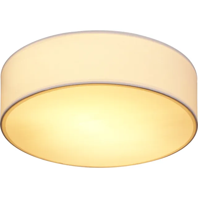 Monzana Plafondlamp 40W Rond - 38cm / Fitting E27 - Wit