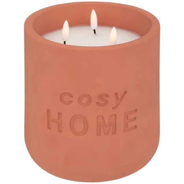 So Cosy LED Kaars Terracotta Beton - Sfeer zonder Risico