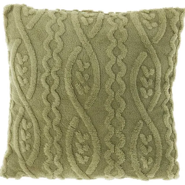 Unique Living Sierkussen Pleun Tea Green -45x45cm Groen