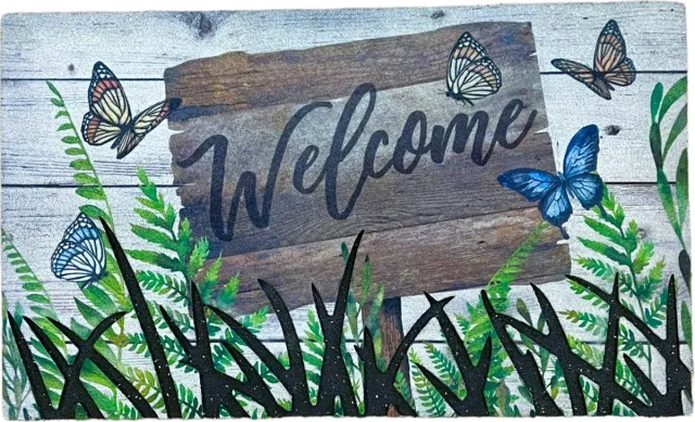 Ecomaster Eco Master - Ecologische deurmat - Welcome - Voor Binnen en buiten- 45 x 75 cm multi