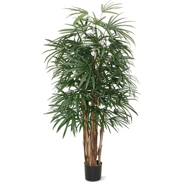 maxifleur Kunstplanten Raphis palm 160cm Groen