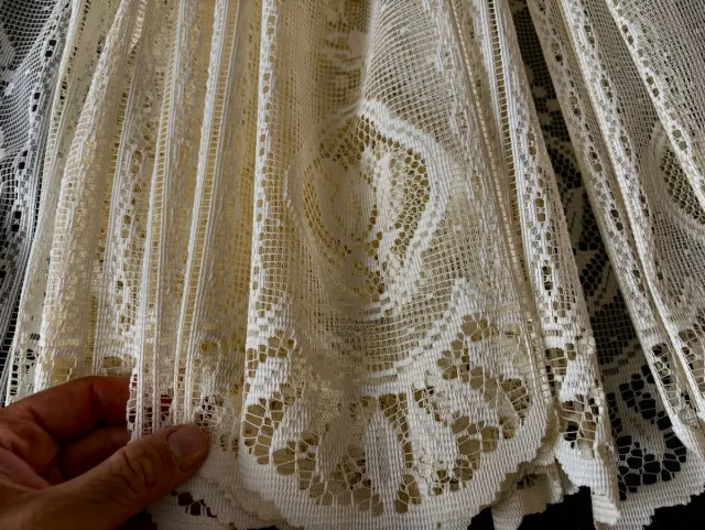 supergordijnen beige/ivoor Valletje Gordijn – 4 Meter – 60 cm Hoog – Elegant Design beige ivoor