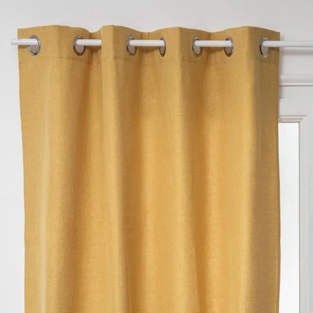 Atmosphera Créateur d'intérieur® Gordijn met oogjes CLEM Ocre