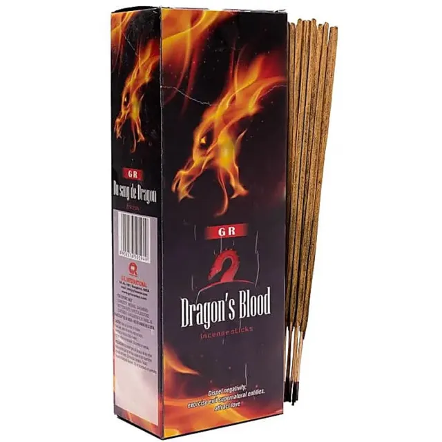 GR Yogi & Yogini naturals Wierook Dragon Blood - hexagram (20 gram) - wordt per 1 stuks verkocht
