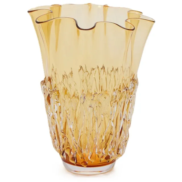 EDG - Enzo De Gasperi EDG - Vaas- Glas - geel - D30 x H38 cm Amber