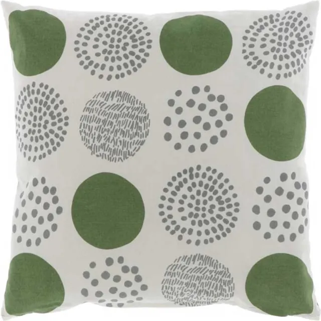Unique Living D- Unique Living - Kussen Ties 45x45cm Pesto Groen