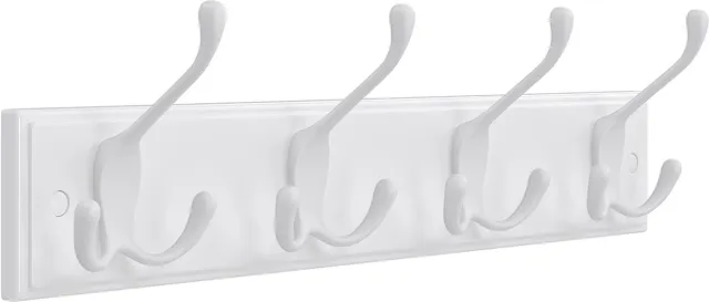 Hoppa! Kapstokken - Wit - MDF, Gegoten Zink - 40 x 11 x 7 cm (B x D x H)